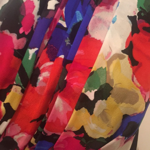 HP⭐️ Shoshanna floral print one shoulder dress 6 - Picture 4 of 6